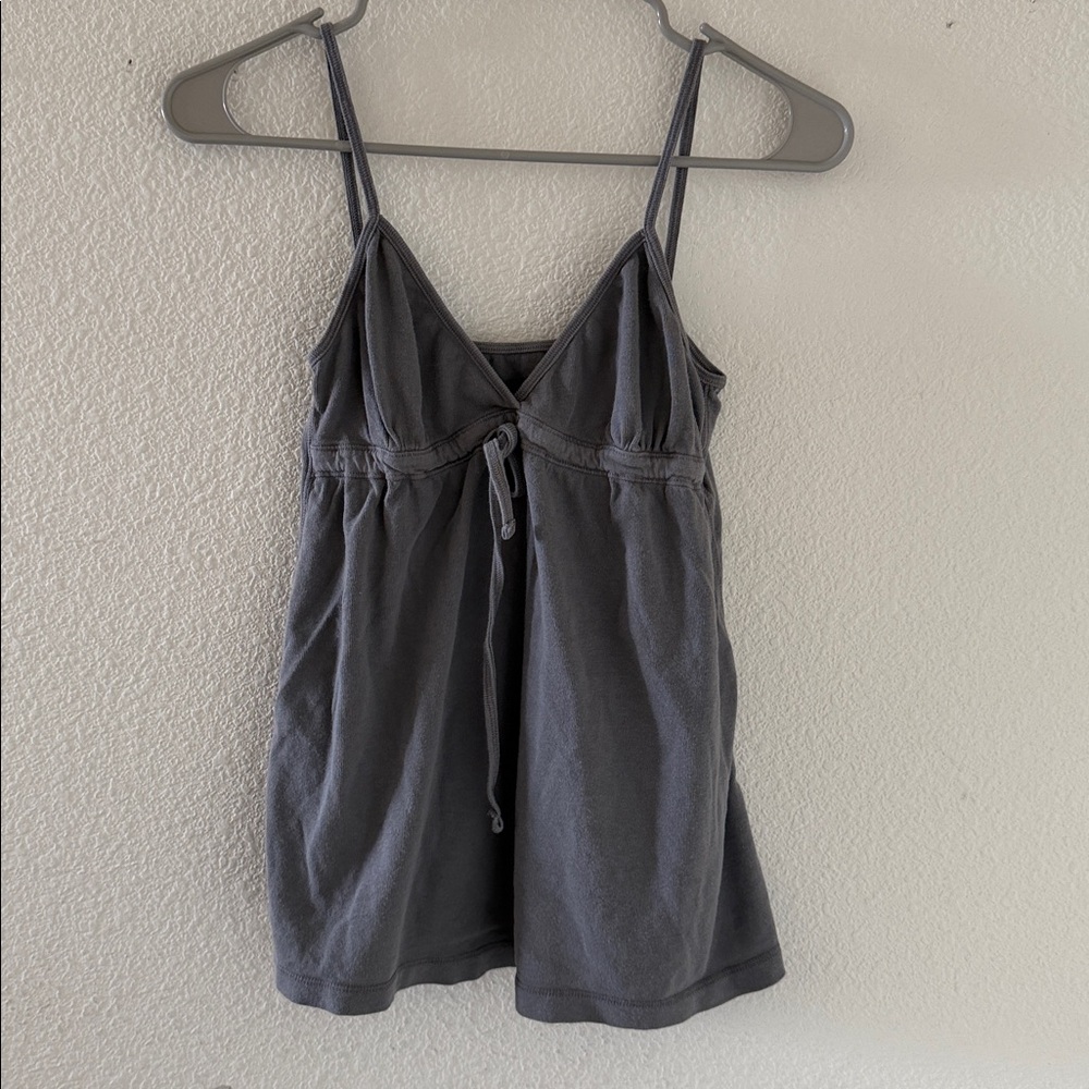Brandy melville gray Amara tank top